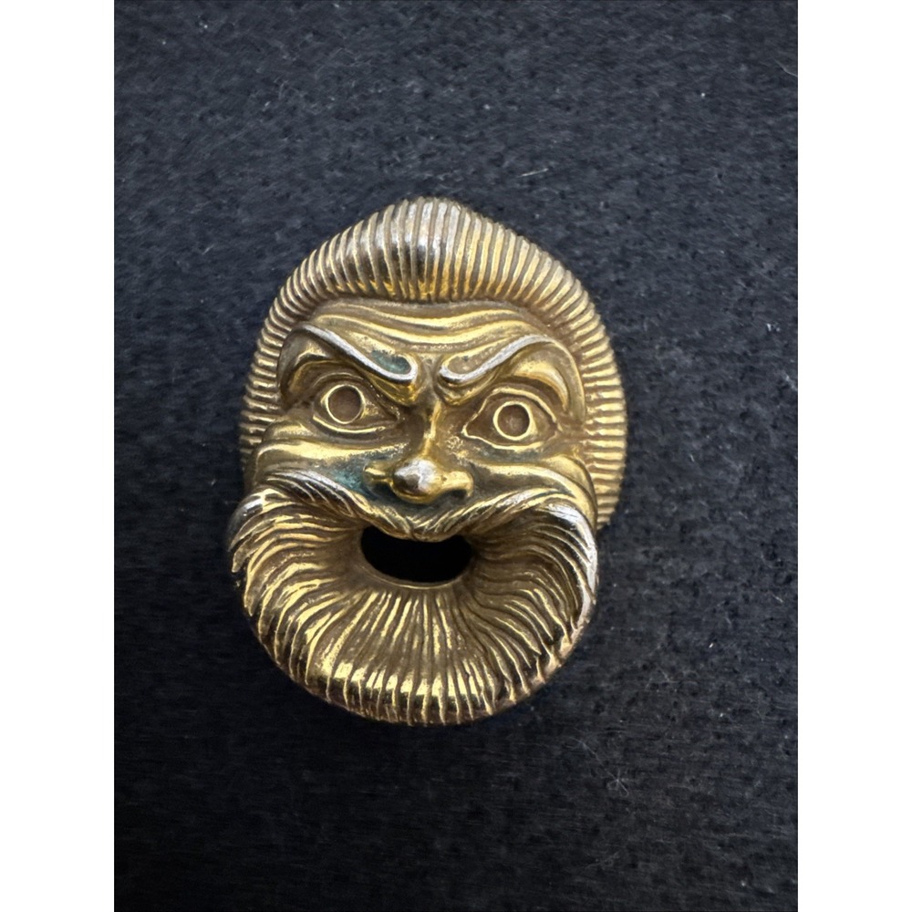 Vintage Rare Father Wind Face MMA Metropolitan Museum of Art Brooch Pendant